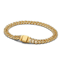 ELEGANT GOLD-PLATED CUBAN LINK BRACELET