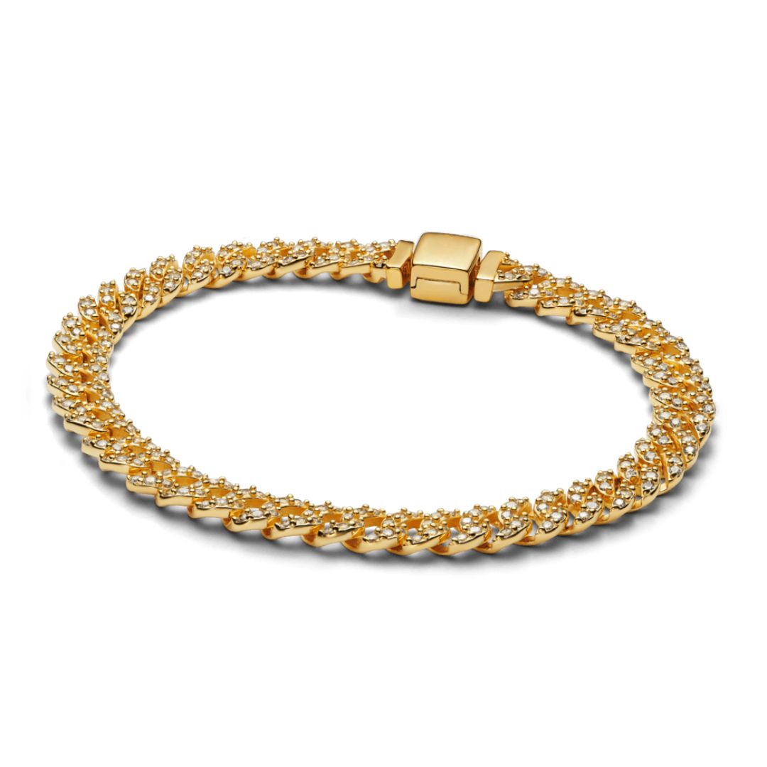 ELEGANT GOLD-PLATED CUBAN LINK BRACELET