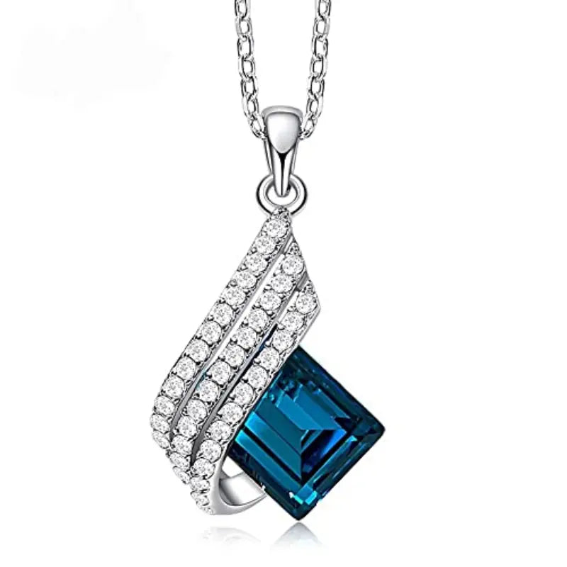 CELESTA BLUE CRYSTAL JEWELLERY SET