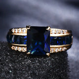 ROYAL SAPPHIRE GOLD RING