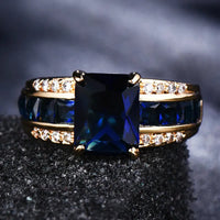 ROYAL SAPPHIRE GOLD RING