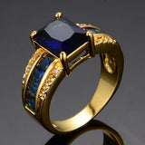 ROYAL SAPPHIRE GOLD RING