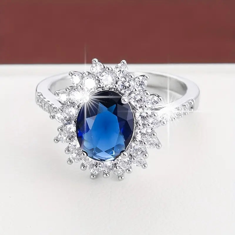 ROYAL SAPPHIRE-INSPIRED GOLD RING