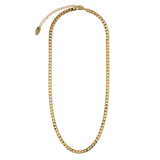 ELEGANT GOLD-PLATED CURB CHAIN NECKLACE
