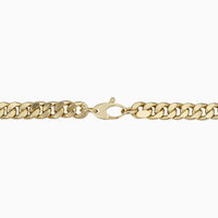 CLASSIC GOLD-PLATED CURB CHAIN BRACELET
