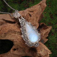 OPALITE VINTAGE TEARDROP PENDANT