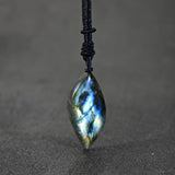 MIDNIGHT LABRADORITE MARQUISE PENDANT
