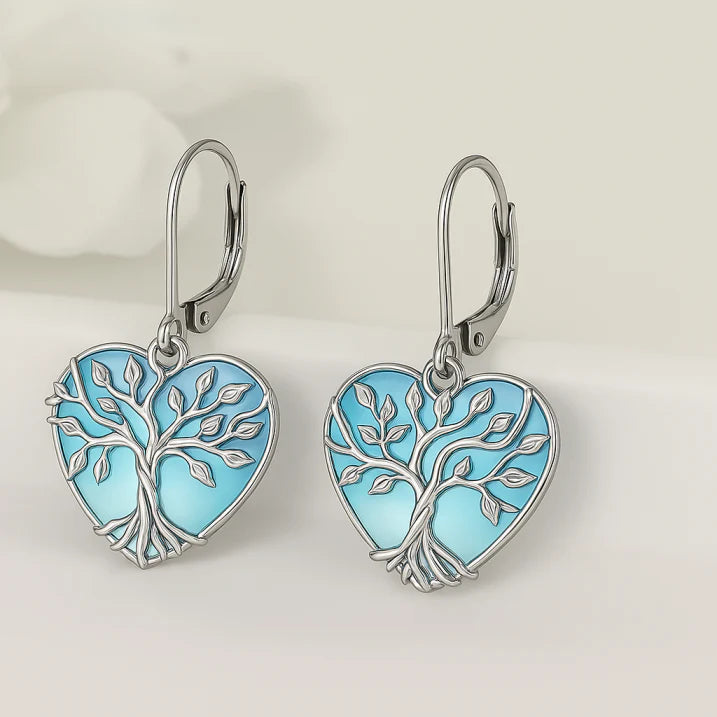 OPALITE TREE OF LIFE EARRINGS