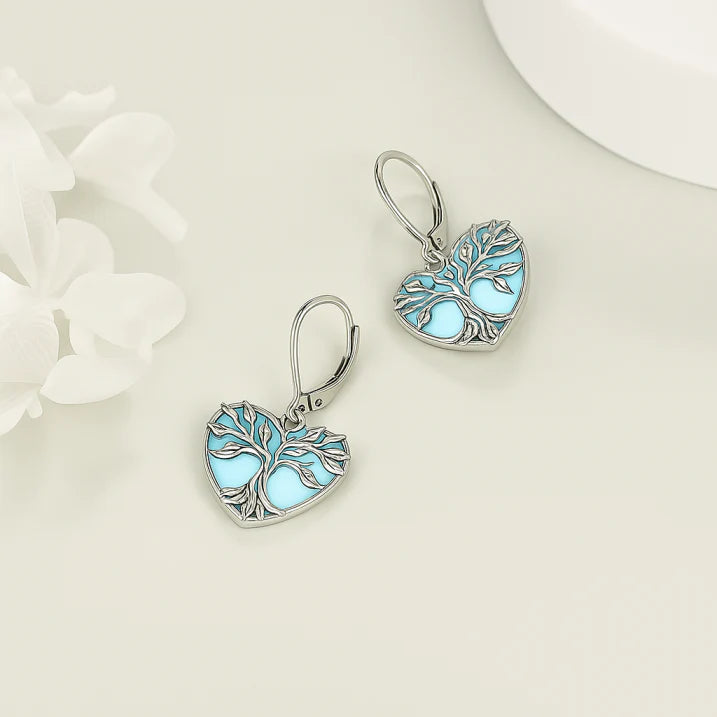 OPALITE TREE OF LIFE EARRINGS
