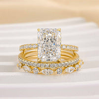 ELEGANT GOLD-PLATED RING SET