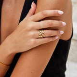 GOLDEN LEAF ELEGANCE RING