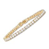 ELEGANT GOLD-PLATED TENNIS BRACELET