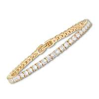 ELEGANT GOLD-PLATED TENNIS BRACELET