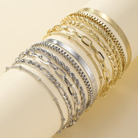 ELEGANT GOLD-PLATED BRACELET SET