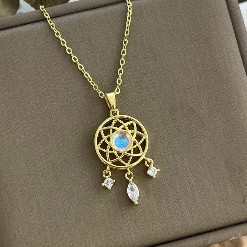OPALITE DREAMCATCHER NECKLACE