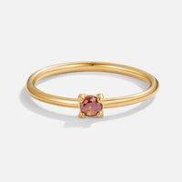 BIRTHSTONE ELEGANCE GOLD RING