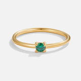 BIRTHSTONE ELEGANCE GOLD RING
