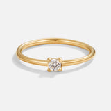 BIRTHSTONE ELEGANCE GOLD RING