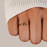 BIRTHSTONE ELEGANCE GOLD RING