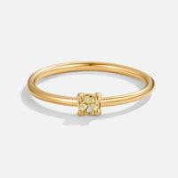 BIRTHSTONE ELEGANCE GOLD RING