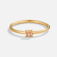BIRTHSTONE ELEGANCE GOLD RING