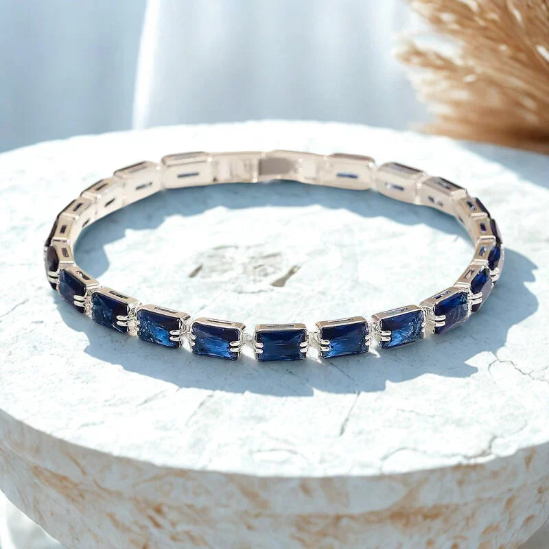 ELEGANT SAPPHIRE TENNIS BRACELET