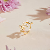 GOLDEN LEAF ELEGANCE RING