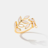 GOLDEN LEAF ELEGANCE RING